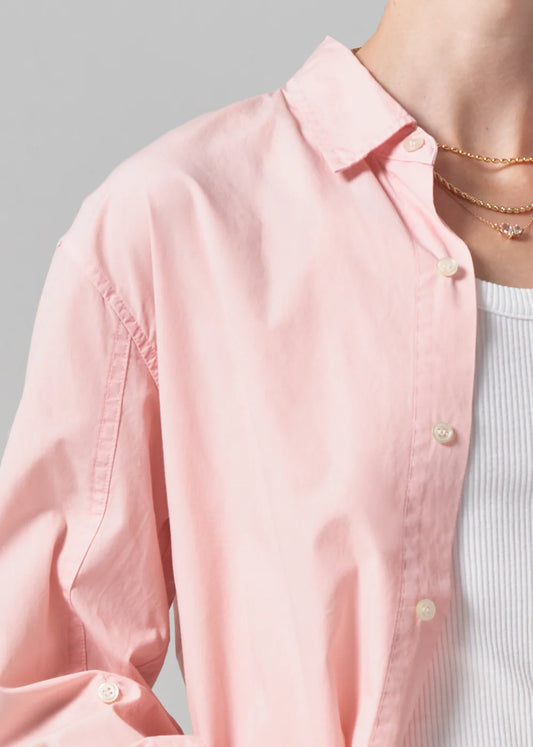 Kayla Shrunken Shirt - Roselle