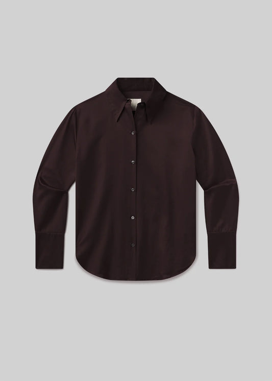 Camilla Shirt - Chocolate Dark Brown