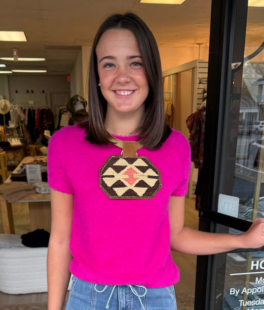 S/S Fuchsia Sweater