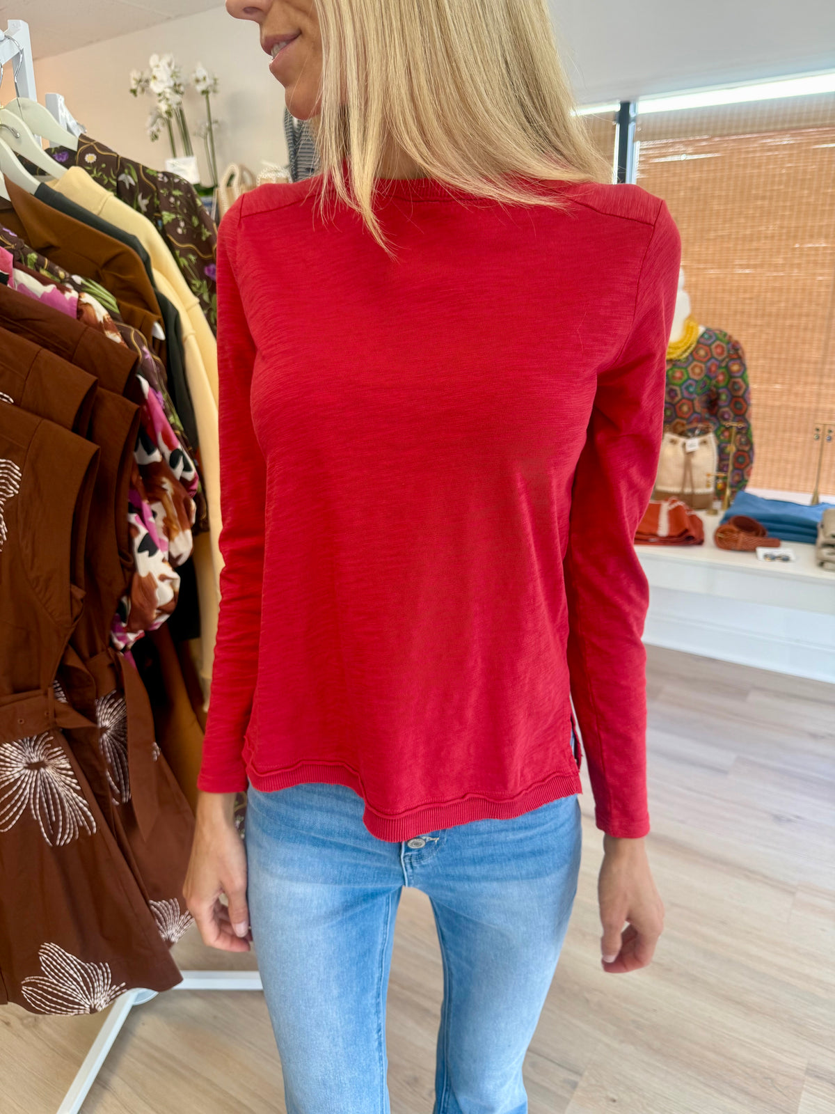 L/S Tee - Red