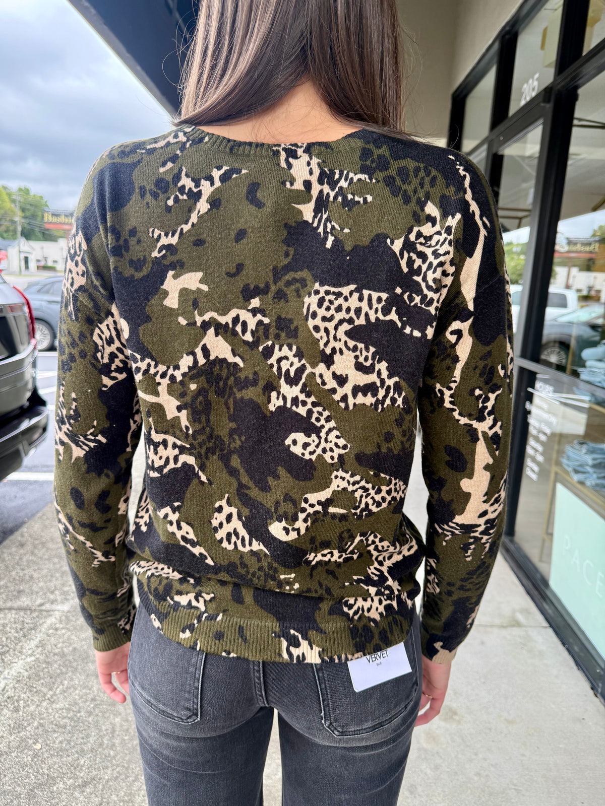 Camo/Cheetah Multi Sweater