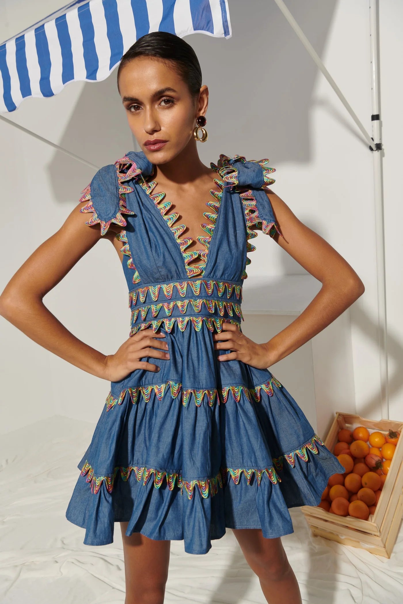 Cheli Dress - Blue