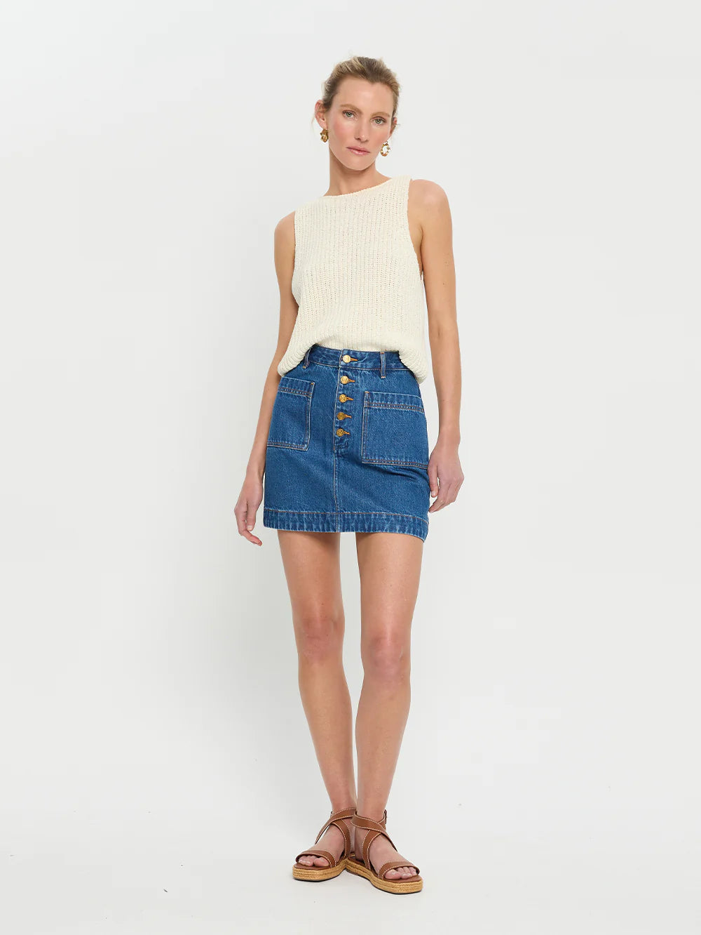 Cameron Denim Mini Skirt