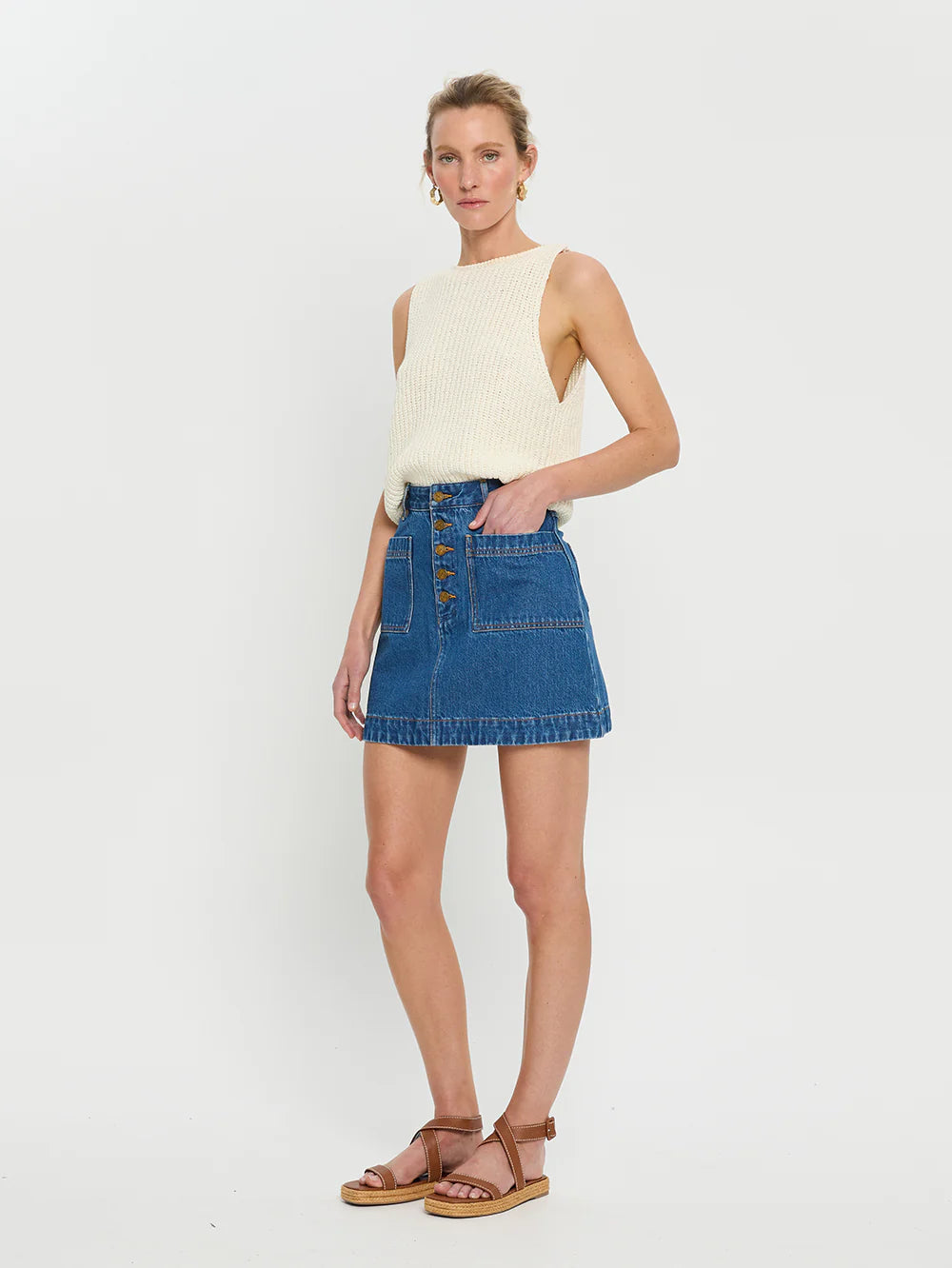 Cameron Denim Mini Skirt