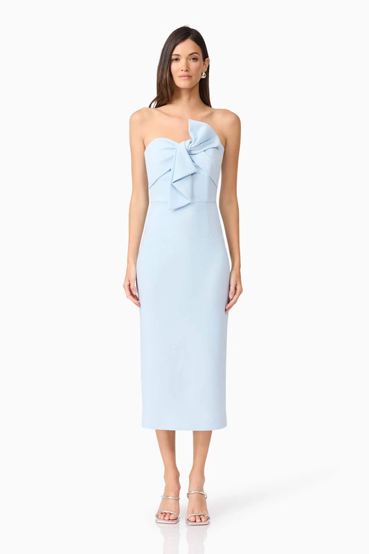 Ami Midi Dress - Sky Blue