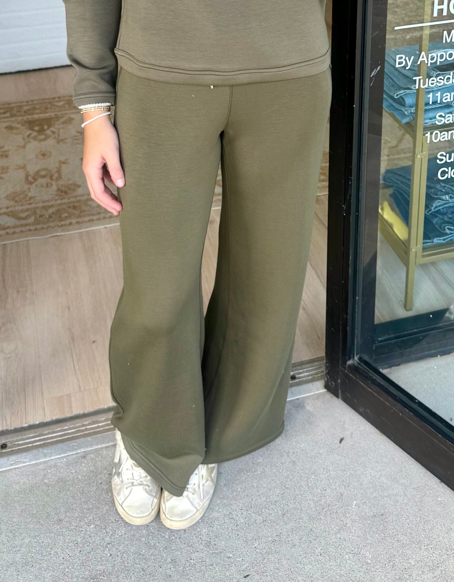 Comfort Zone Full Length Pant - Olive