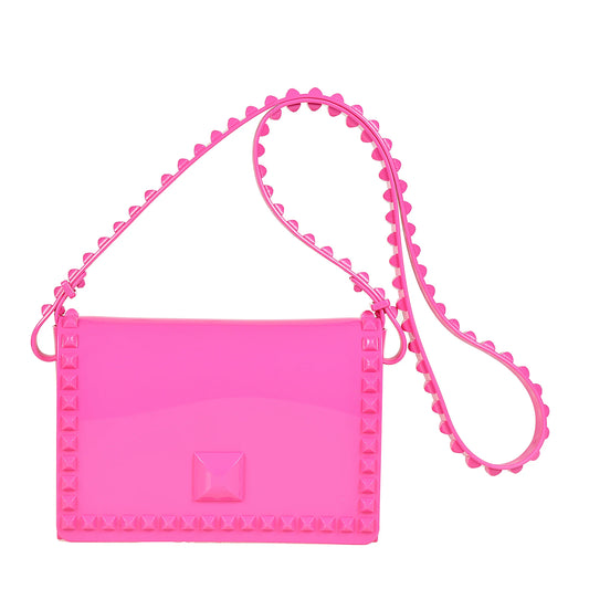 Graziella Flap Crossbody - Fuchsia