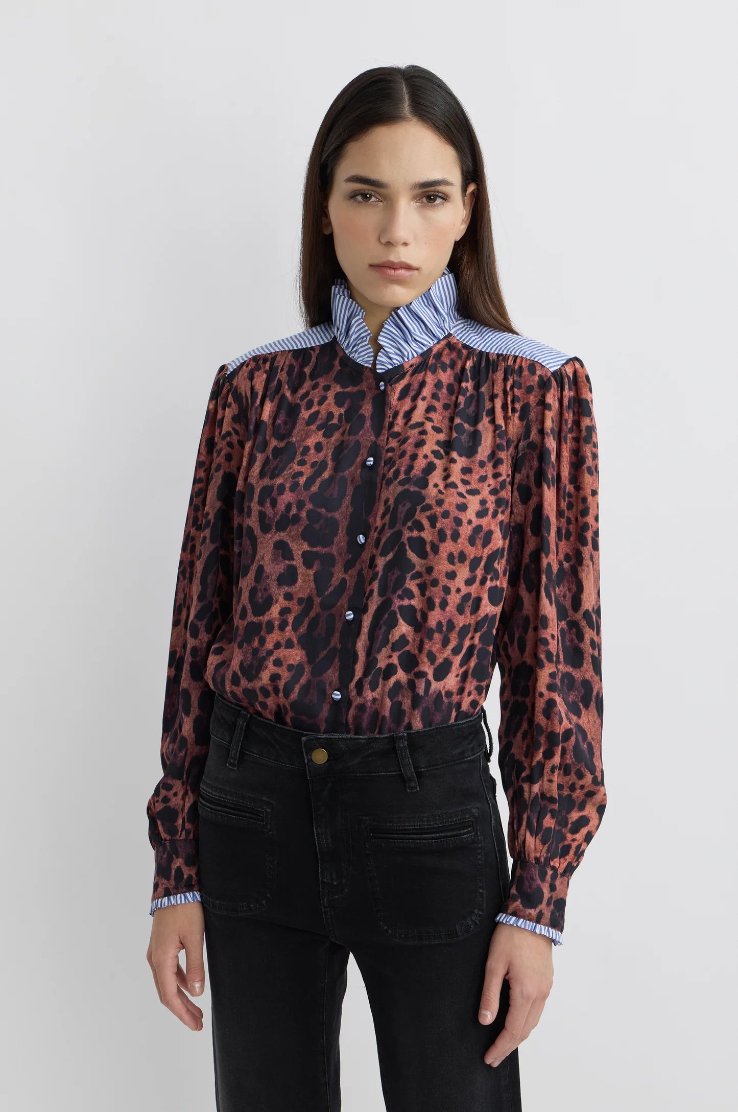 Print Shirt - Fauve