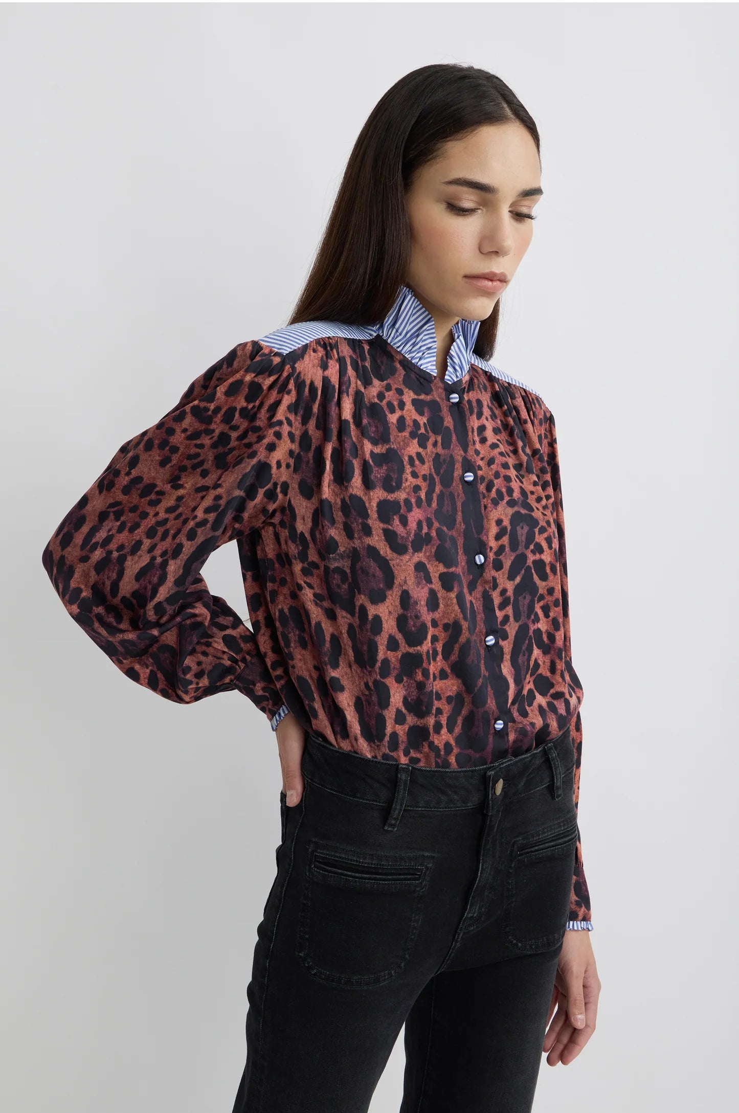 Print Shirt - Fauve