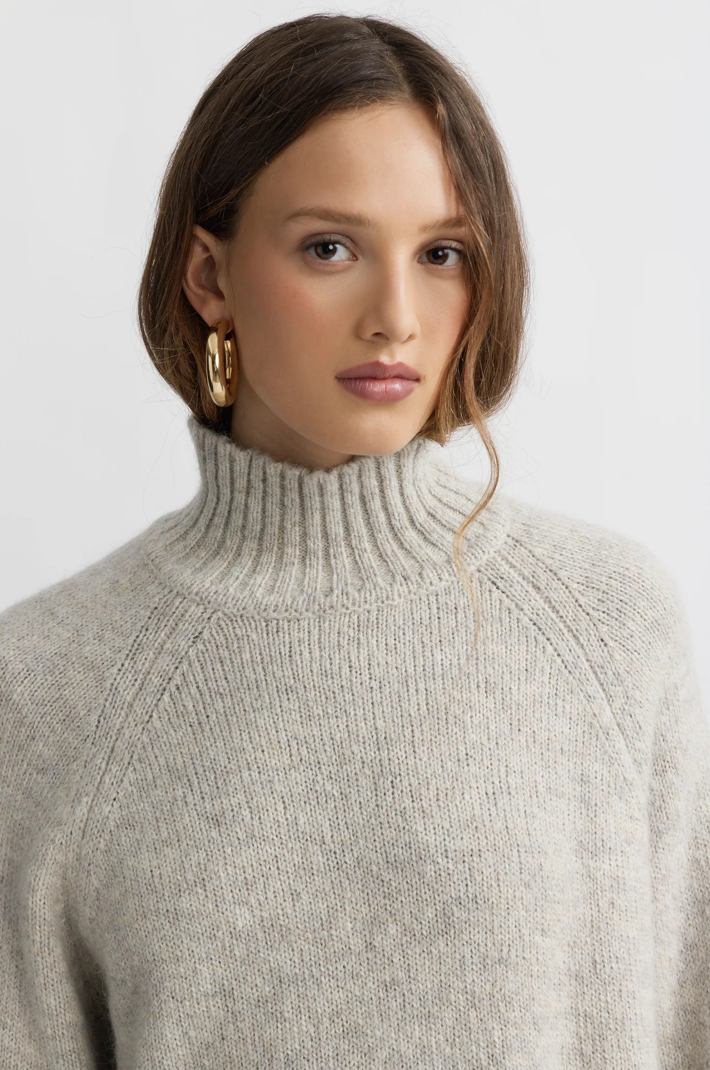 Wood Turtleneck - Ecru