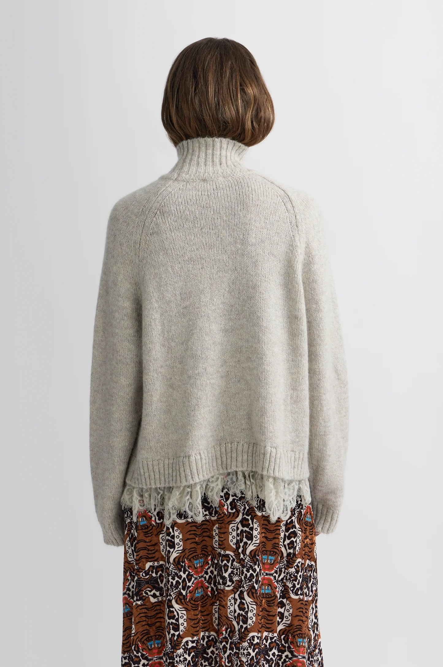 Wood Turtleneck - Ecru