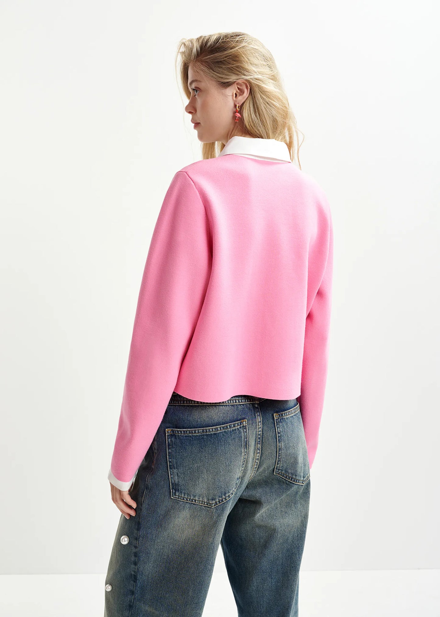 Haurel Knitted Jacket - Lipgloss