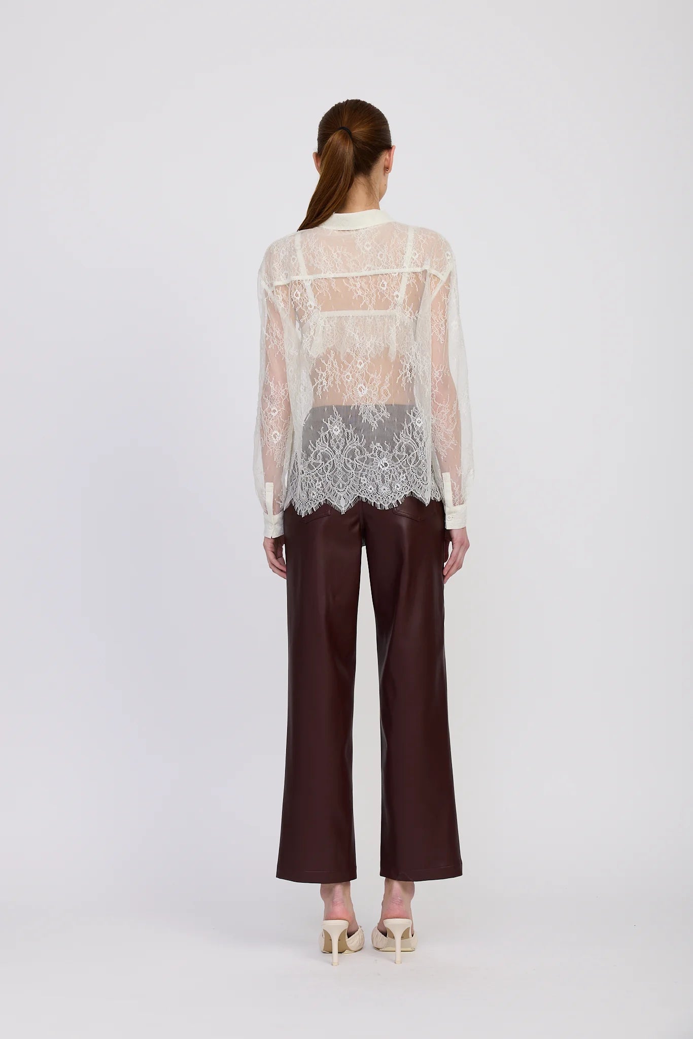 Alannah Top & Bralette Set - Ivory