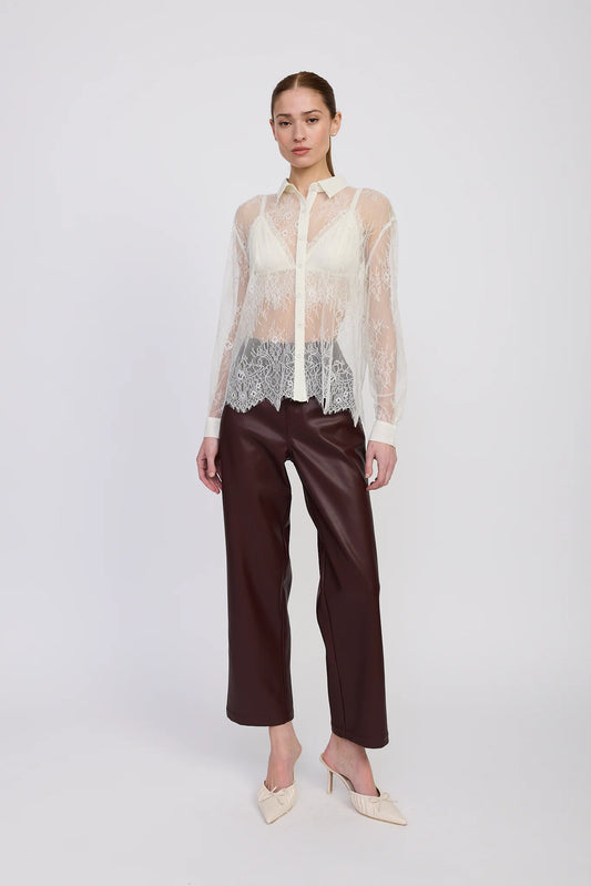 Alannah Top & Bralette Set - Ivory