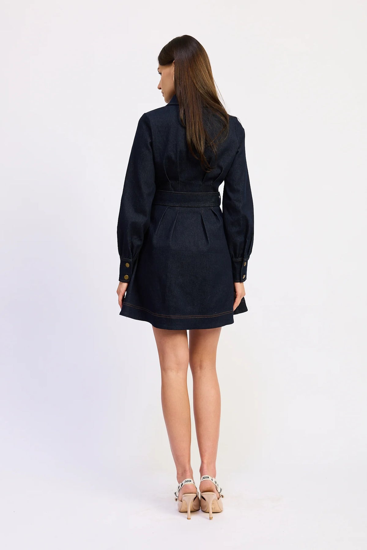 Carol Mini Dress - Denim