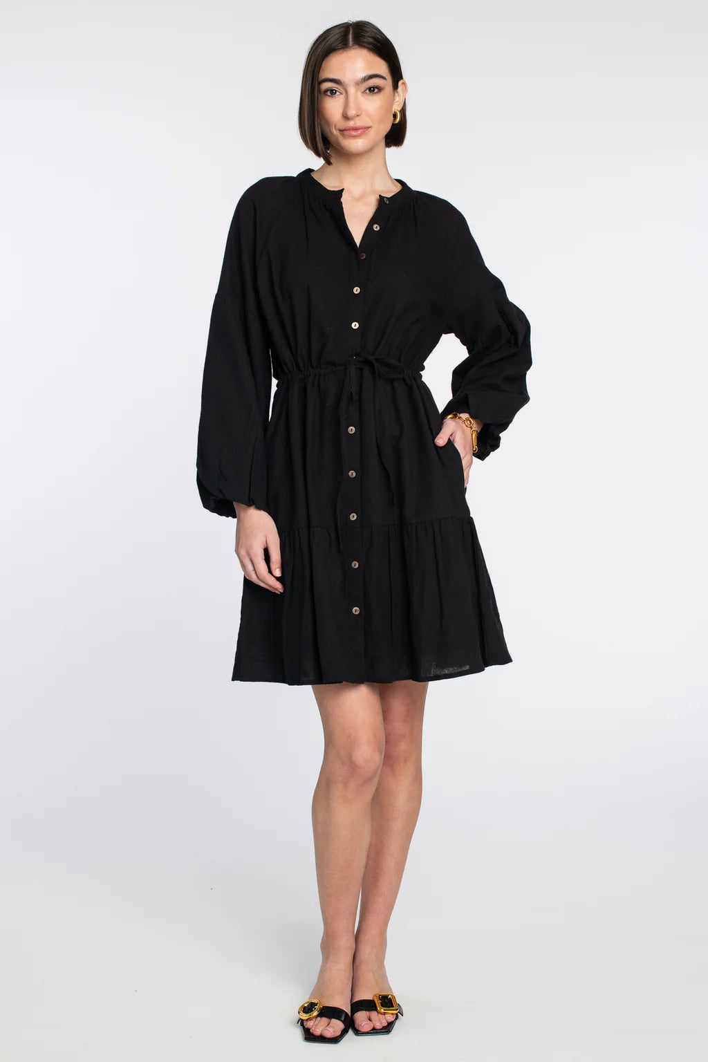 Emory Short Dress - Black