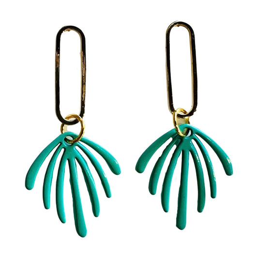 Turquoise - Matisse Cut Out Earrings