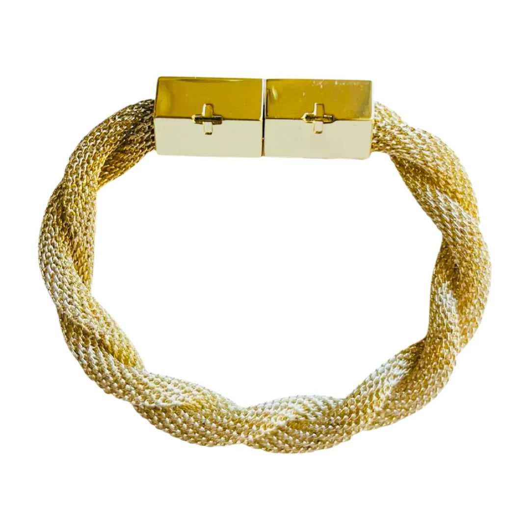 Mesh Twist Classic Bracelet - Gold