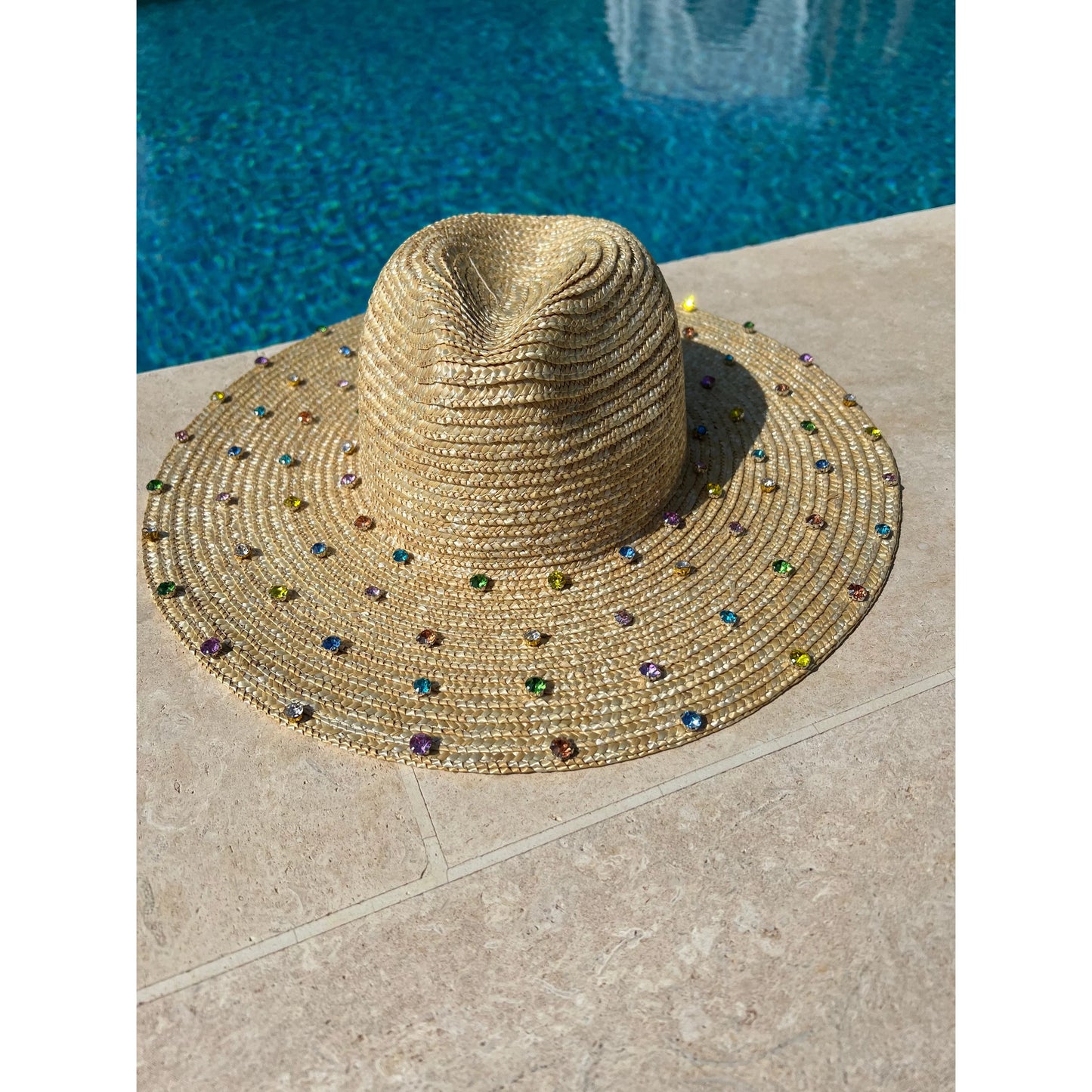 Roma Rainbow Crystal Hat