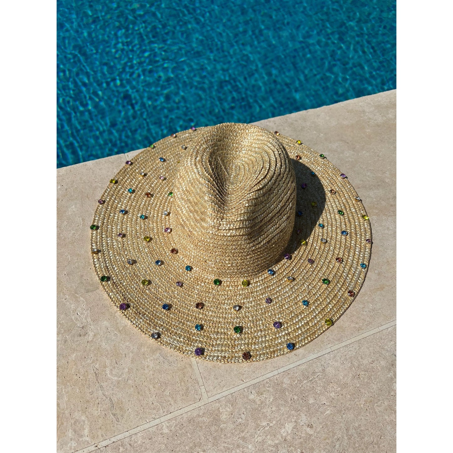 Roma Rainbow Crystal Hat