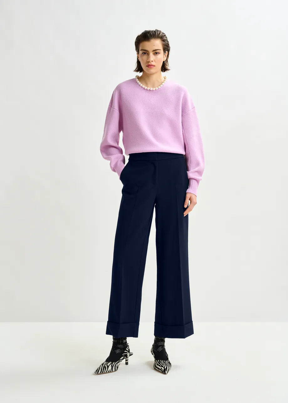 Inti Pullover with Pearls - Lilac Cloud