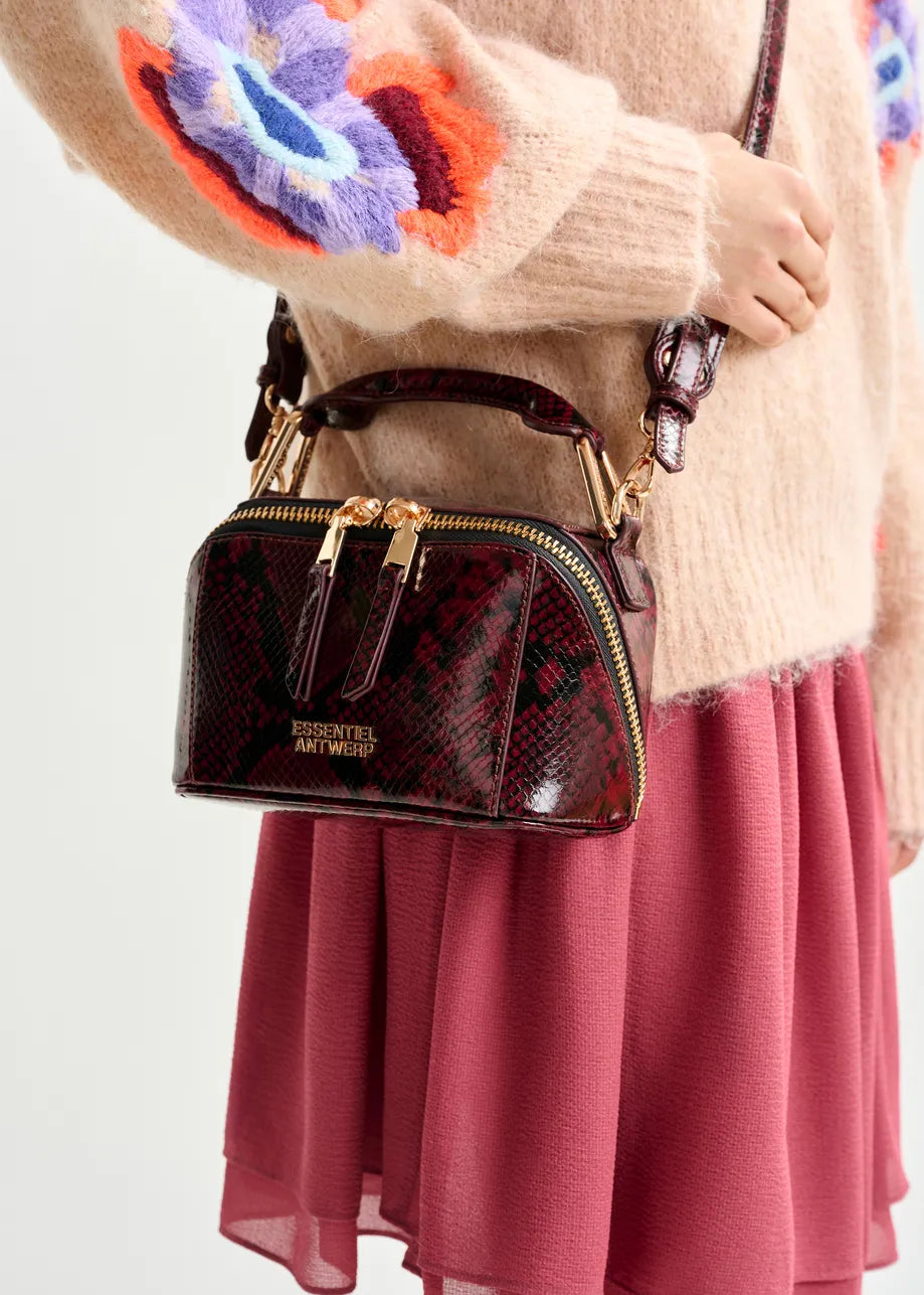 Irona Leather Mini Bobbi Bag - Margot Mauve