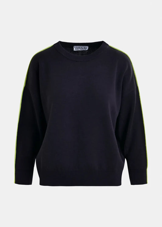 Iruby Pullover Contrast - Navy