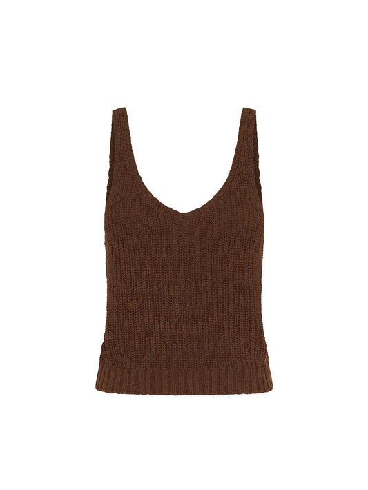 Lana Knit Cami - Chocolate