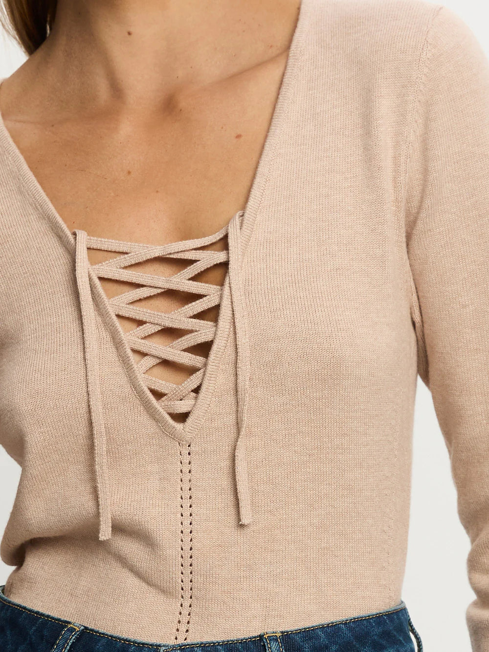 Malia Knit Top - Cream