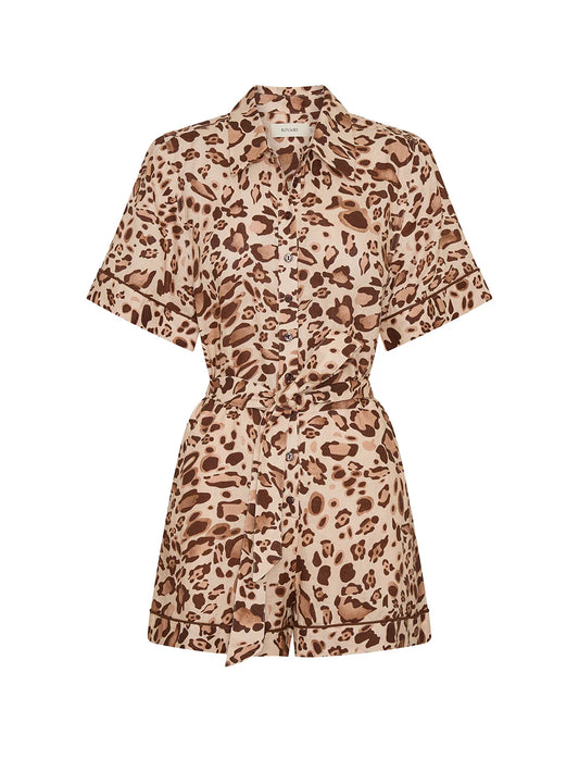 Paris Playsuit - Brown