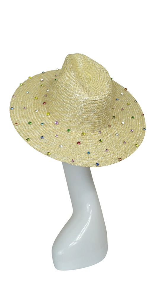 Roma Rainbow Crystal Hat