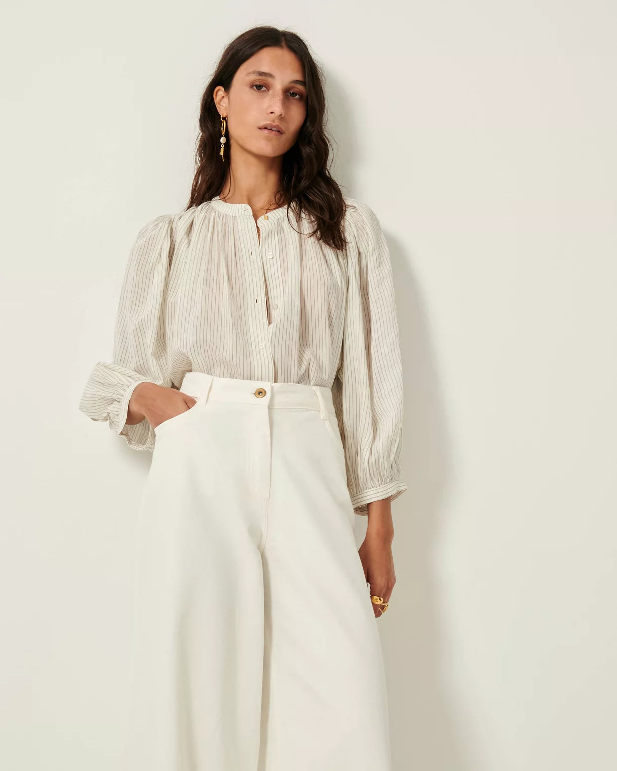 Lucy Open Works Top - Whiblack