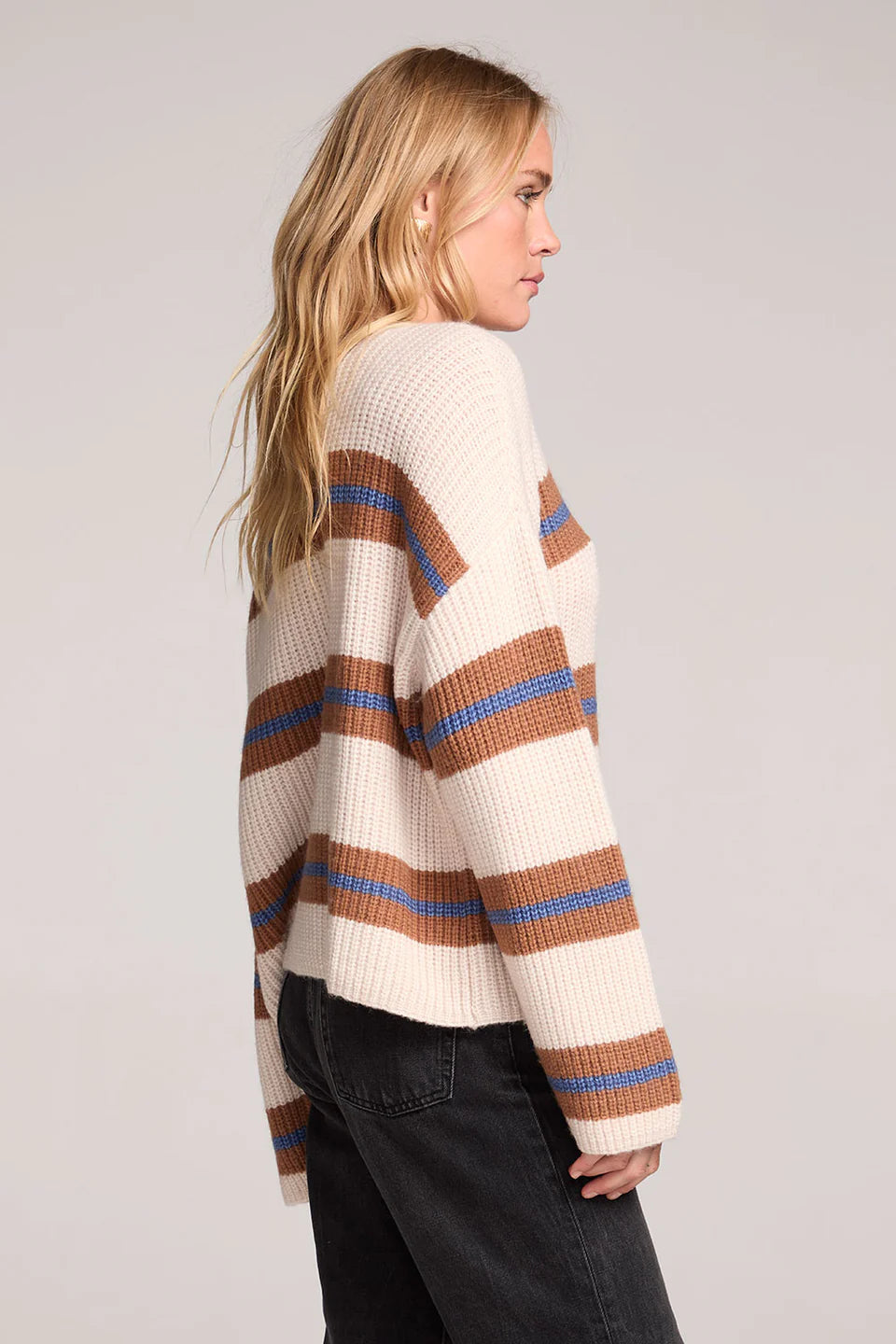 Jane Sweater - Natural Stripe