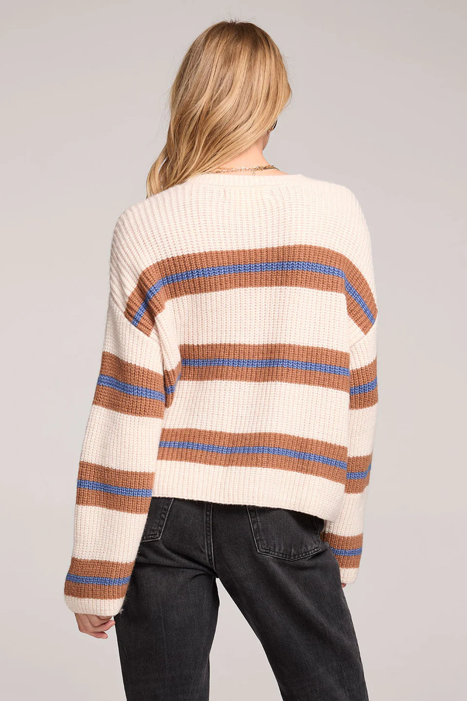 Jane Sweater - Natural Stripe