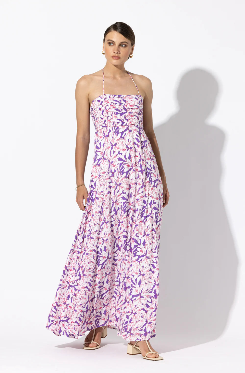 Cameron Crepe Maxi Dress - Zennia