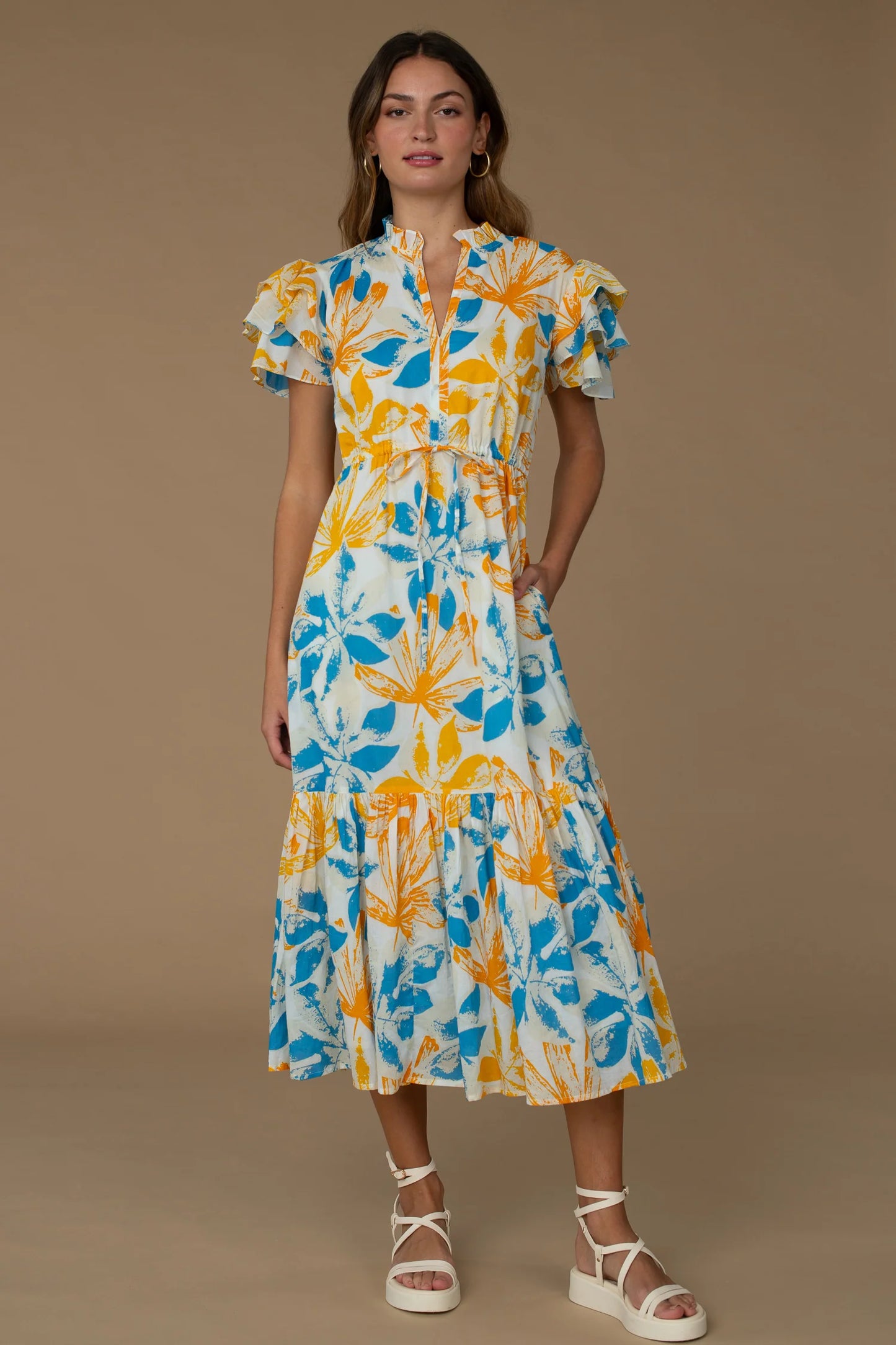 Delila Dress - Sea Flower