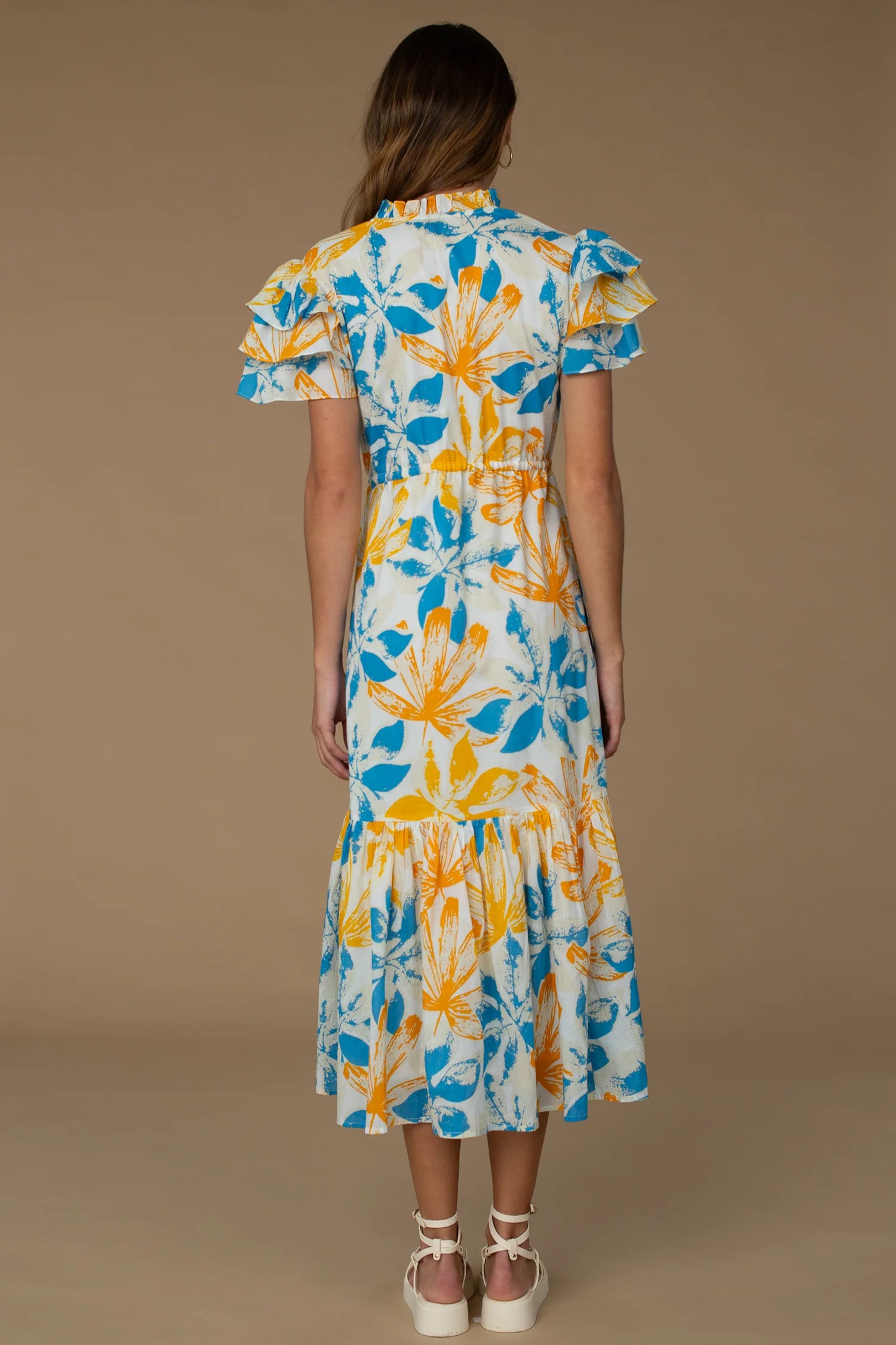 Delila Dress - Sea Flower