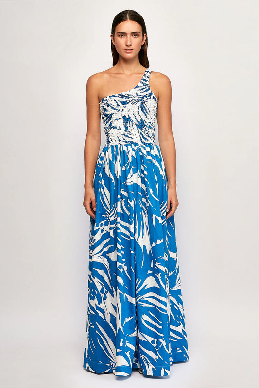 Mottled One Shoulder Maxi - Sweet Disposition