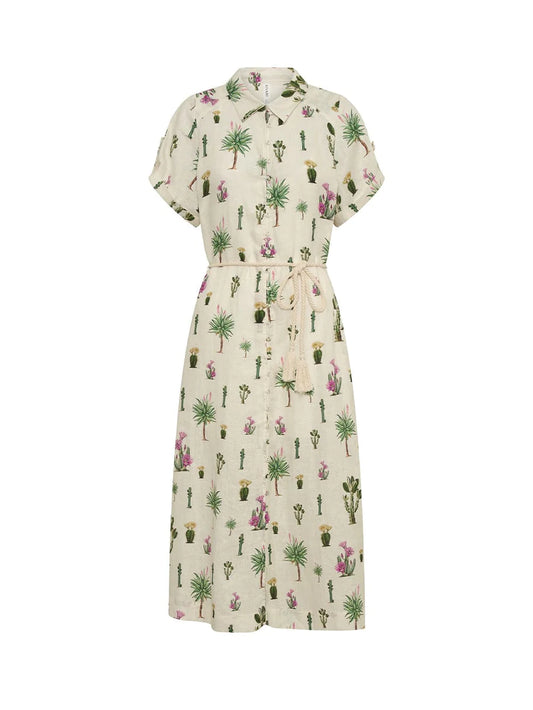 Saguero Midi Dress - Cactus