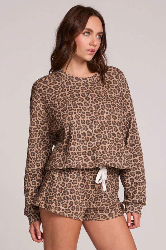 Suzzans Leopard Sweatshirt