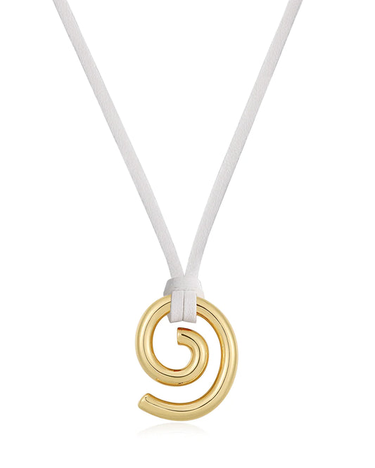 The Shell Beach Pendant - White