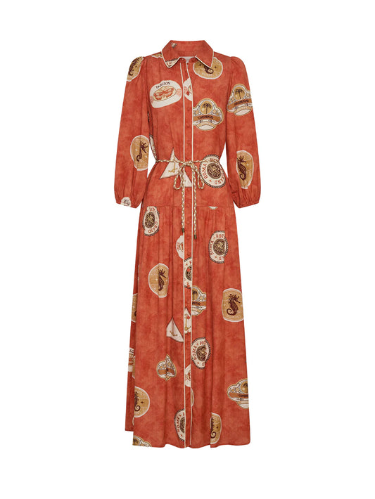 Vacanza Maxi Dress - Red