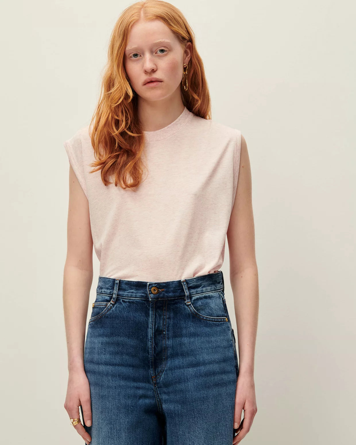 Deedoo Slvls Top - Rose