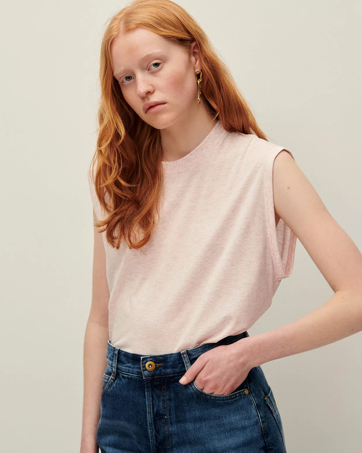 Deedoo Slvls Top - Rose