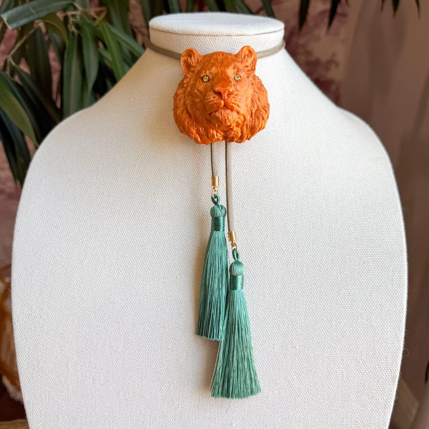 Tiger Bolo Copper with Steel Gray & Peacock Blue