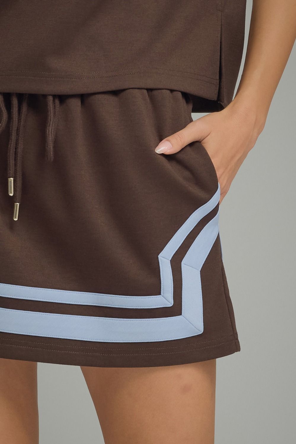 Brown Skort