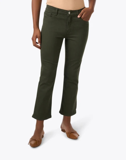 Baby Boot Cut Crop - Pine