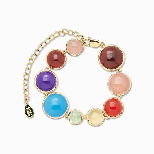 Dropping Circles Bracelet - ROYG.BIV