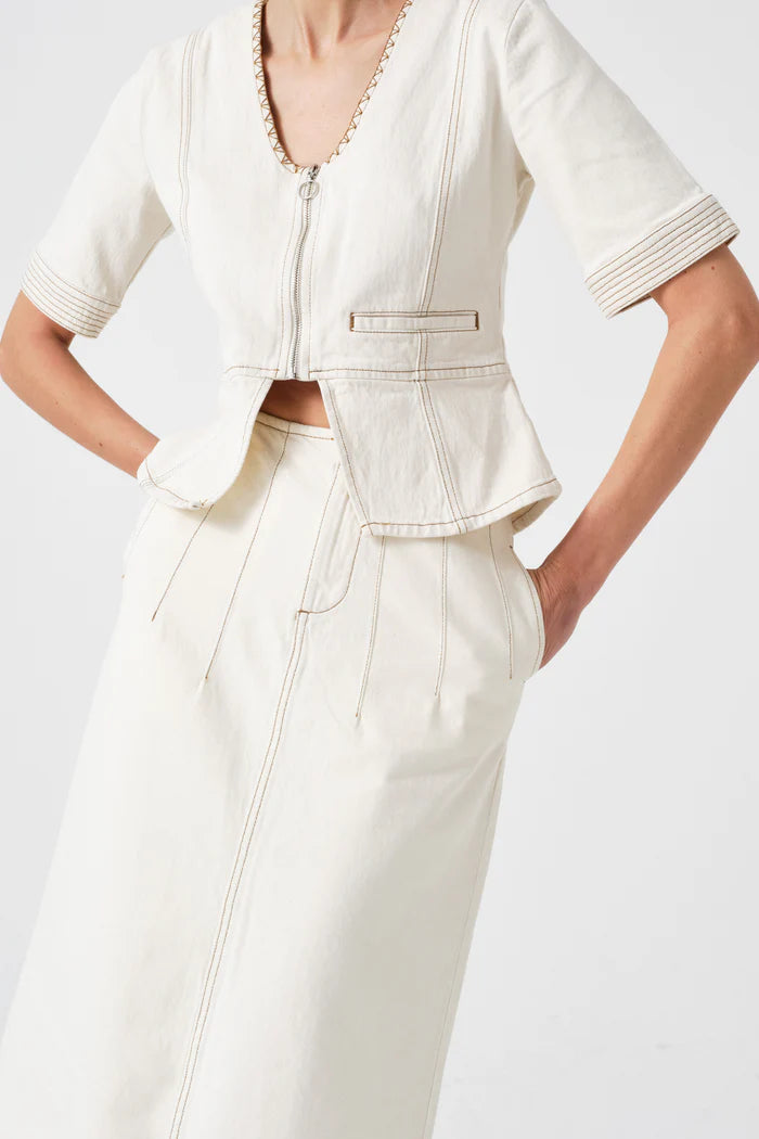 Lea Top - Ecru
