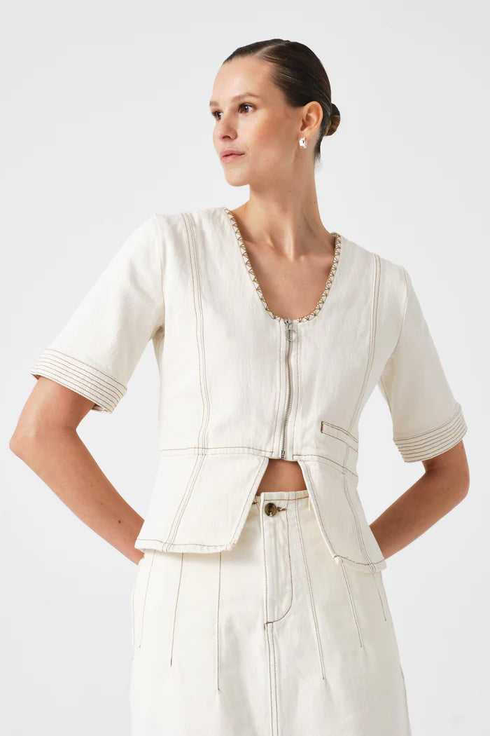 Lea Top - Ecru